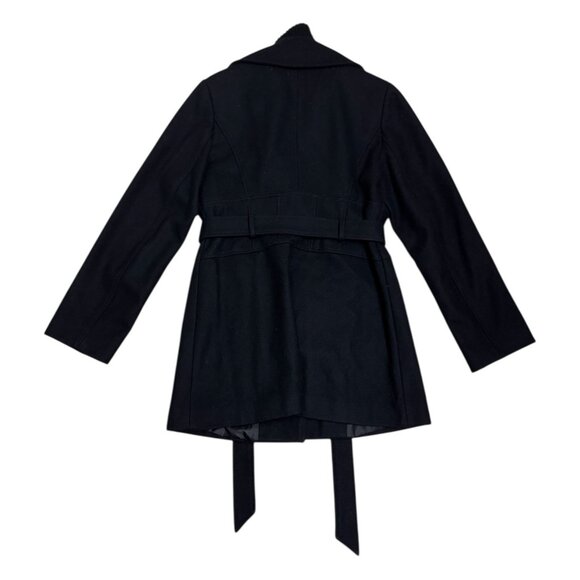 MARVIN RICHARDS Wool Blend Luxury vintage Business Winter Pea Coat Womens Medium - Picture 3 of 6